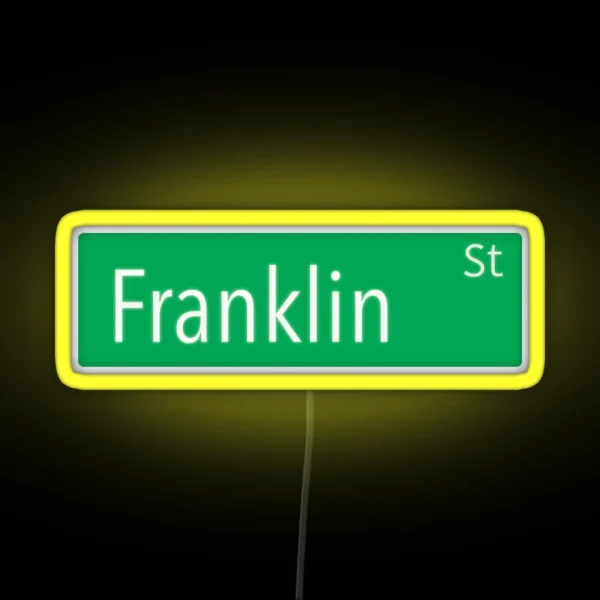 Franklin Street RGB Neon Sign