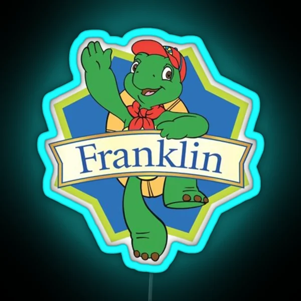 Franklin The Turtle RGB Neon Sign