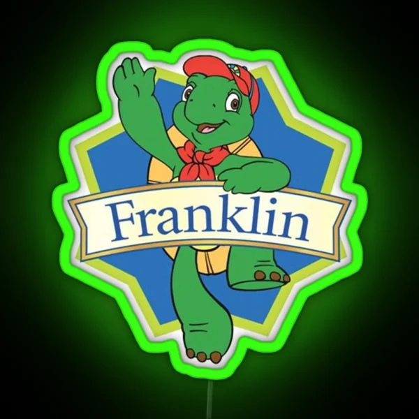 Franklin The Turtle RGB Neon Sign