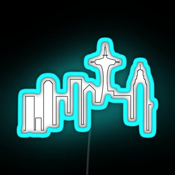 Frasier Skyline RGB Neon Sign