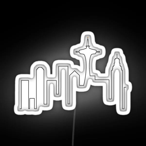 Frasier Skyline RGB Neon Sign