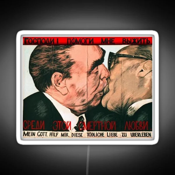 Fraternal Kiss RGB Neon Sign