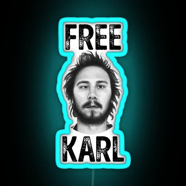 Free Karl RGB Neon Sign