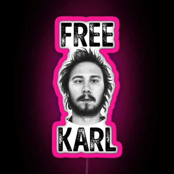 Free Karl RGB Neon Sign