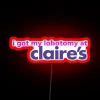 Free Lobotomy With Purchase Of Frontal Lobe Piercing RGB Neon Sign - Image 2