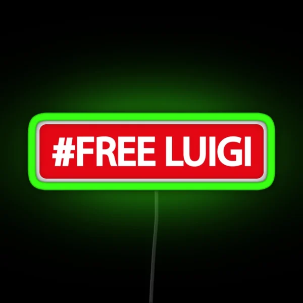 Free Luigi RGB Neon Sign