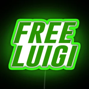 Free Luigi RGB Neon Sign