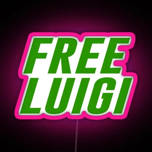 Free Luigi RGB Neon Sign