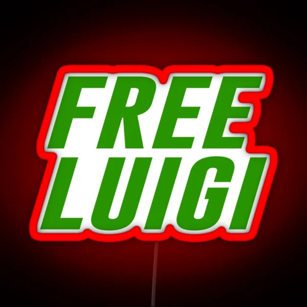 Free Luigi RGB Neon Sign