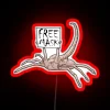 Free Mask Facehugger RGB Neon Sign - Image 2