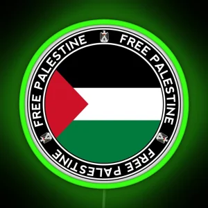 Free Palestine RGB Neon Sign