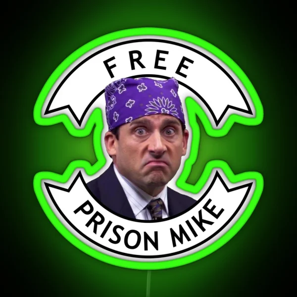 Free Prison Mike RGB Neon Sign