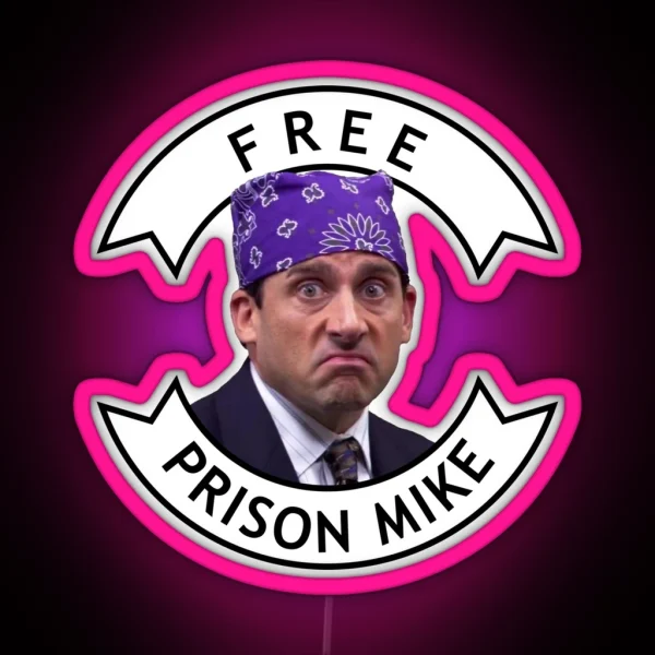 Free Prison Mike RGB Neon Sign