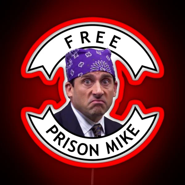 Free Prison Mike RGB Neon Sign