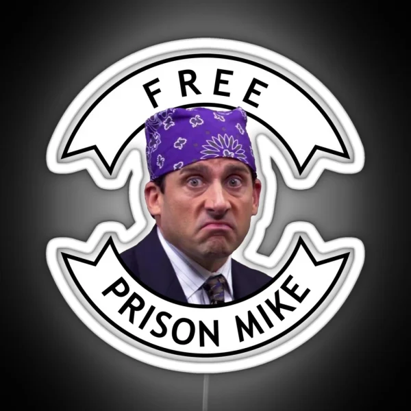 Free Prison Mike RGB Neon Sign