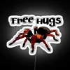 Free Spider Hugs RGB Neon Sign