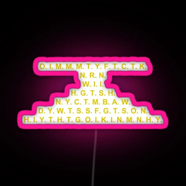 Free To Check The King Gold RGB Neon Sign