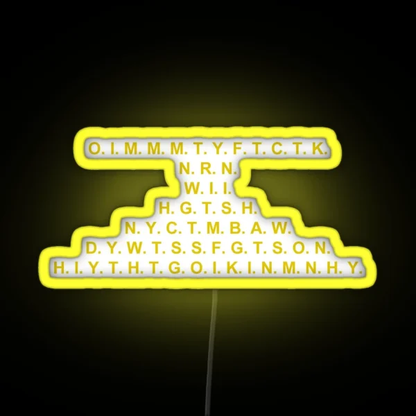 Free To Check The King Gold RGB Neon Sign