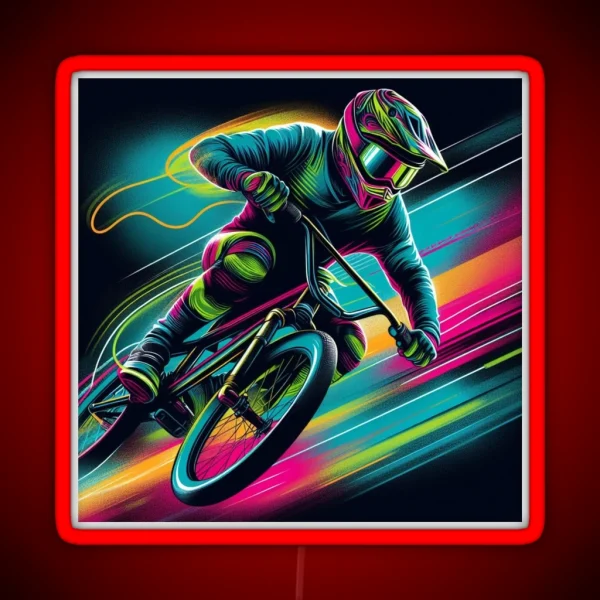 Freestyle BMX Freedom RGB Neon Sign