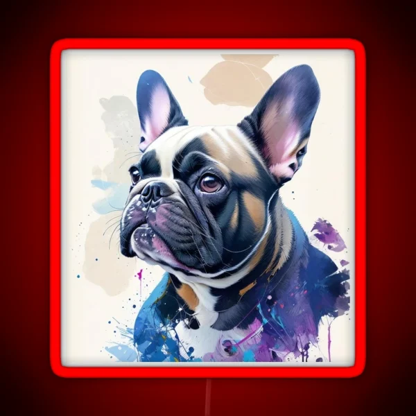 French Bulldog RGB Neon Sign