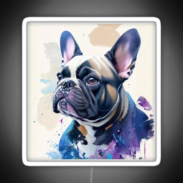French Bulldog RGB Neon Sign