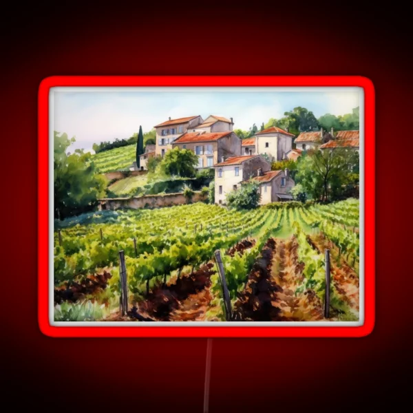 French Vineyard RGB Neon Sign