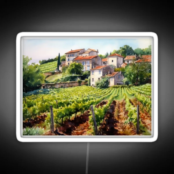 French Vineyard RGB Neon Sign