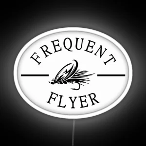 Frequent Flyer Fly Fishing Led RGB Neon Sign