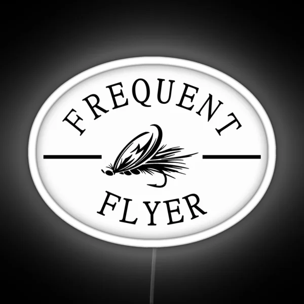 Frequent Flyer Fly Fishing Led RGB Neon Sign