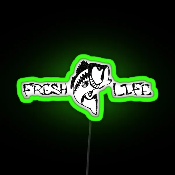 Fresh Life RGB Neon Sign