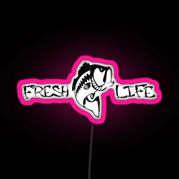 Fresh Life RGB Neon Sign