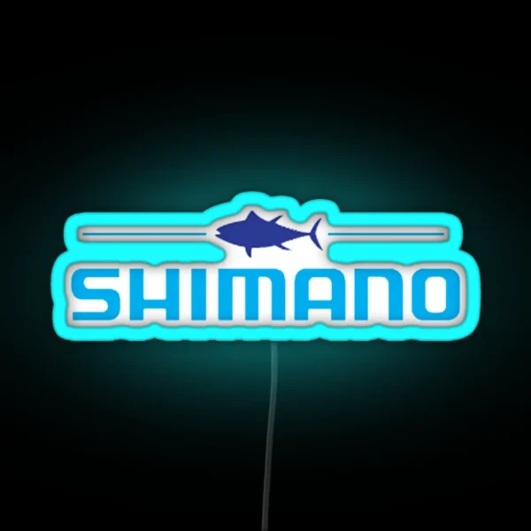 Freshwater Shimano Rods RGB Neon Sign
