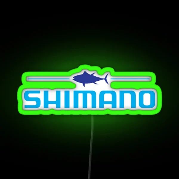 Freshwater Shimano Rods RGB Neon Sign