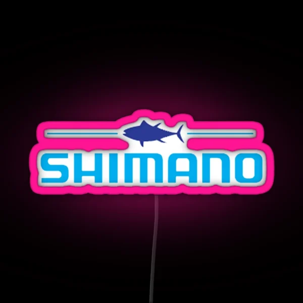Freshwater Shimano Rods RGB Neon Sign