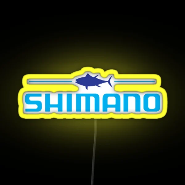 Freshwater Shimano Rods RGB Neon Sign