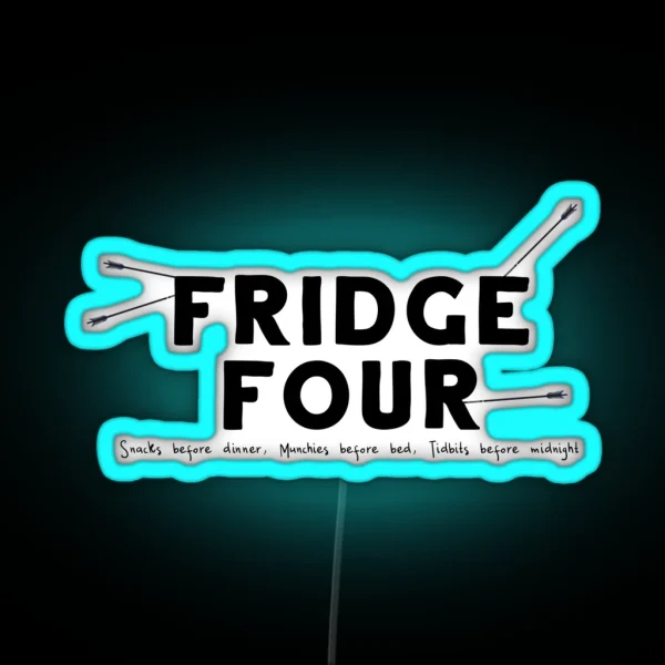 Fridge Four RGB Neon Sign