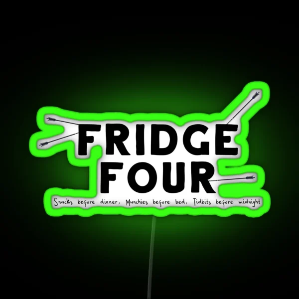 Fridge Four RGB Neon Sign