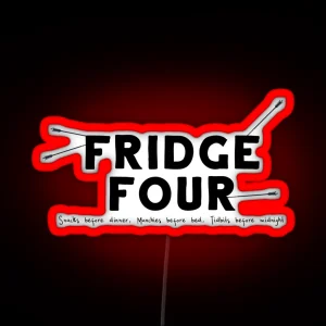 Fridge Four RGB Neon Sign