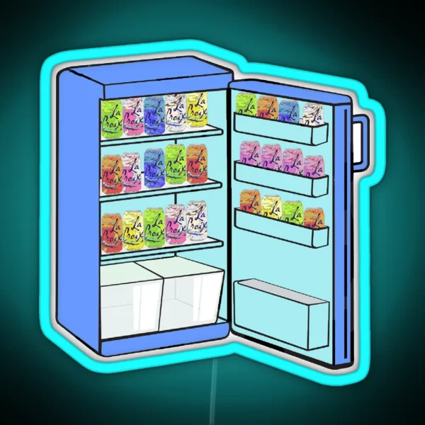 Fridge Full Of Happiness RGB Neon Sign