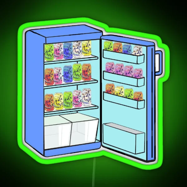 Fridge Full Of Happiness RGB Neon Sign