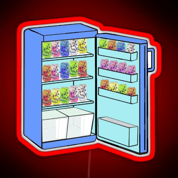 Fridge Full Of Happiness RGB Neon Sign