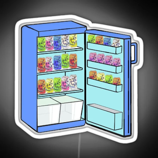 Fridge Full Of Happiness RGB Neon Sign
