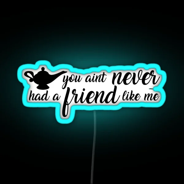 Friend Like Me Genie Lamp Aladdin Led RGB Neon Sign