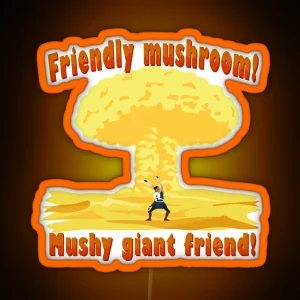 Friendly Mushroom Q RGB Neon Sign