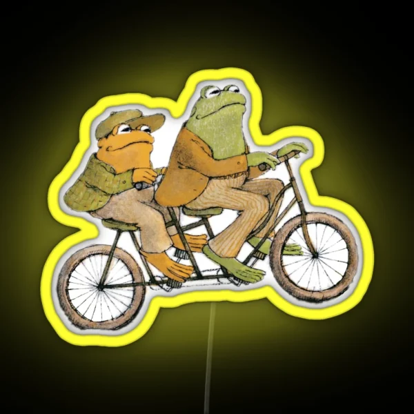 Frog And Toad Rolling RGB Neon Sign