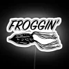 Frog Fishing Bait RGB Neon Sign