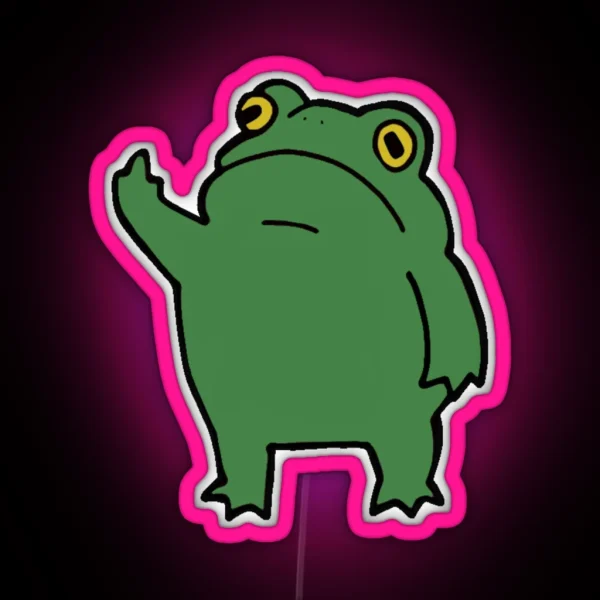 Frog Off RGB Neon Sign