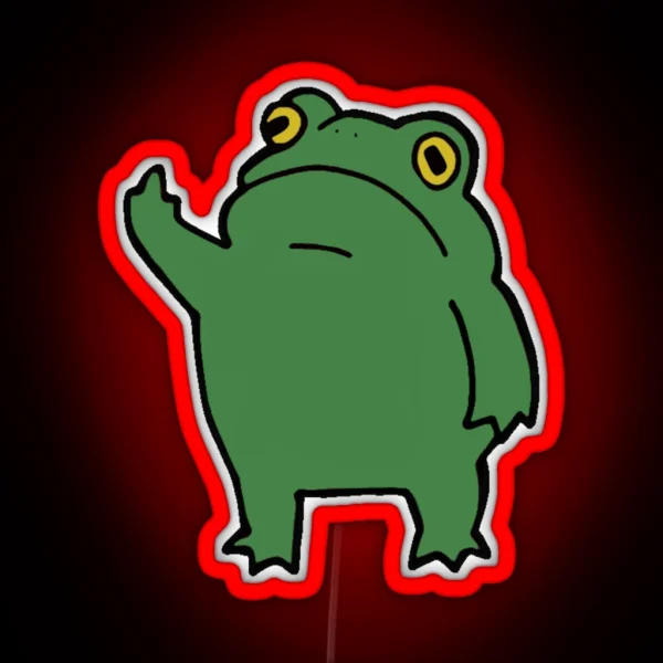 Frog Off RGB Neon Sign