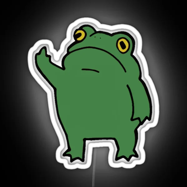 Frog Off RGB Neon Sign