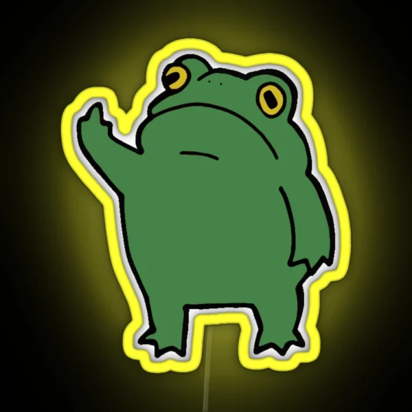 Frog Off RGB Neon Sign